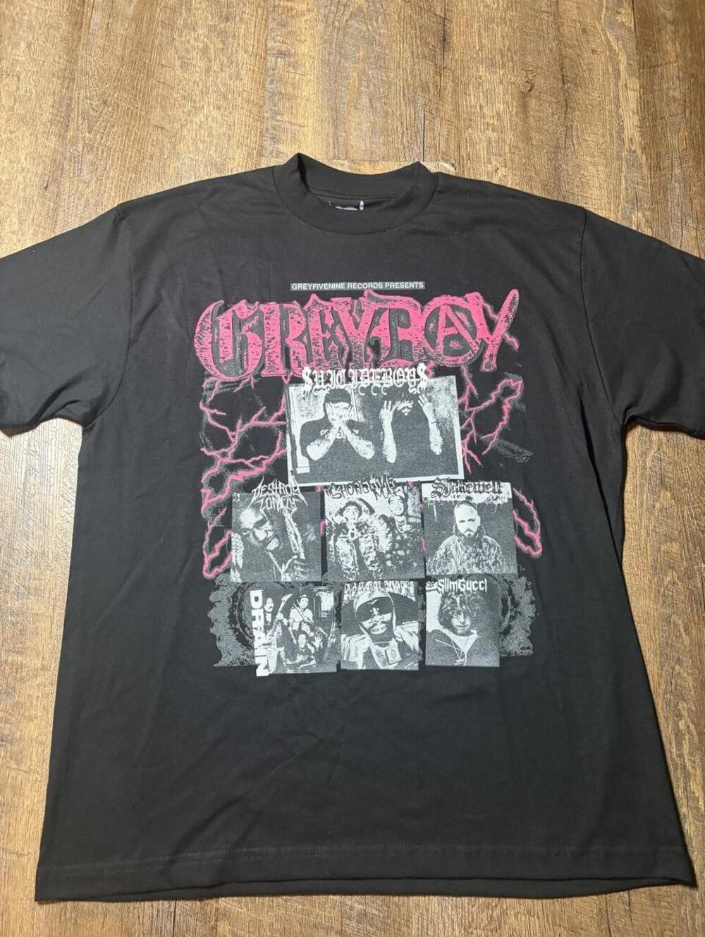 L - $uicideboy$ Greyday 2026 Black T-Shirt